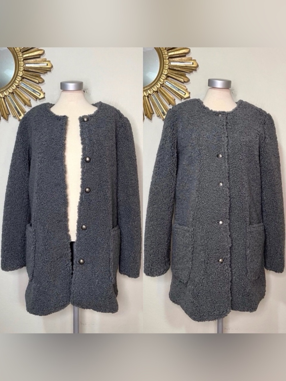 Greylin Boucle Teddy Coat